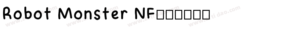 Robot Monster NF字体转换